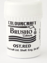 Brusho Individual Colours Small Pot 15gr of Ost. Red