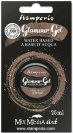 Stamperia Glamour Gel Dark Wood (20ml) (K3P59E)