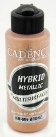 Cadence Hybride metallic acrylverf (semi mat) Brons 01 008 0806 0120 120 ml
