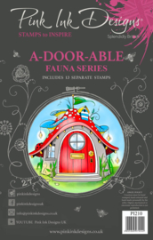 Pink Ink Designs A-Door-Able A5 Clear Stamps (PI210)