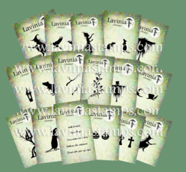 Lavinia Midnight Coven  hele set 17 stempels