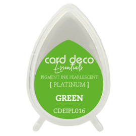 Card Deco Essentials Fast-Drying Pigment Ink Pearlescent Green CDEIPL016