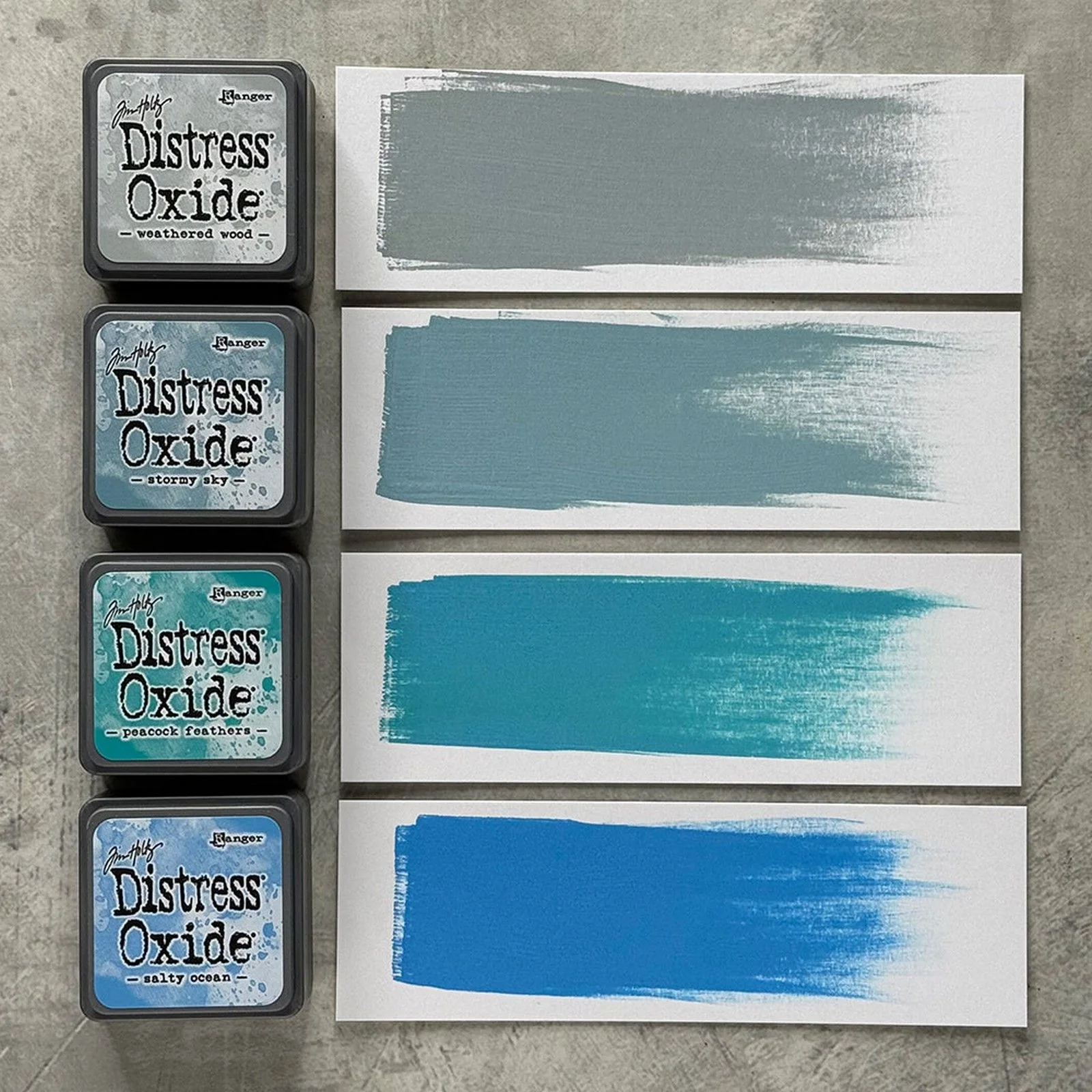 Distress Mini Oxide Ink Pads Kit 4 TDIK91509