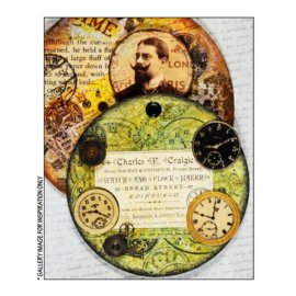 Crafty Individuals Clock Maker Unmounted Rubber Stamps (CI-279)