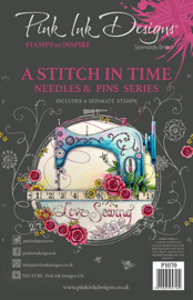 Pink Ink Designs A Stitch In A Time A5 Clear Stamp PI070