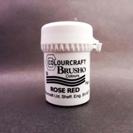 Brusho Individual Colours Small Pot of Rose Red 15 gr