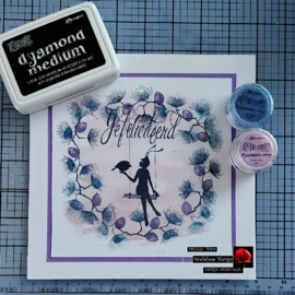 Dyan Reaveley Dylusions Dyamond Dust London Blue 0.25 oz (DYM83825)