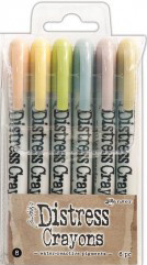 Ranger - Tim Holtz - Distress - Crayons Set 8 	TDBK51787