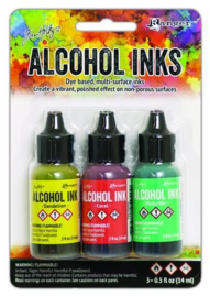 Ranger Alcohol Ink Kits Key West 3x15 ml TAK58748 Tim Holz