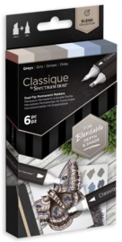 Spectrum Noir Classique (6 stuks) - Greys