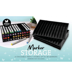 SL-TO-STOR15 - Storage trays 4 stackable trays, stores 48 markers
