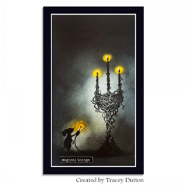 Lavinia  Vine Candelabra Stamp LAV978
