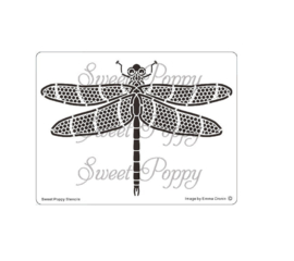 Sweet Poppy Stencil: Steampunk Dragonfly SP1-242