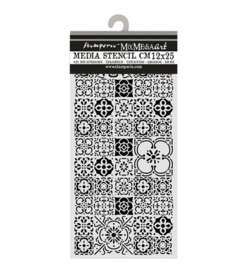 KSTDL160 - Stamperia Sjabloon 12x25 cm – All Around Tile