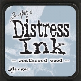 Distress Mini Ink Pad Weathered Wood  TDP40286