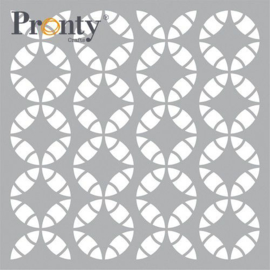 Pronty Mask stencil Retro Pattern 470.801.056 15x15cm