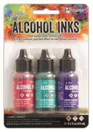 Ranger Alcohol Ink Kits Beach 3x15ml Deco TAK52548 Tim Holtz 3x15ml