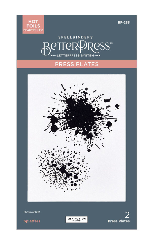 Wildflowers BetterPress Plate Splatters (BP-288)