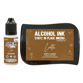 Couture Creations Stayz in Place Alcohol Ink Pearlescent Latte Pad+Reinker (CO728172)