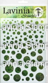 White Orbs – Lavinia Stencils ST018  15 x 20 cm