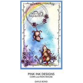 Pink Ink Designs Corn Mouse A7 Clear Stamp Set PI134