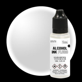 Couture Creations Alcohol Ink FLURO White 12ml (CO727957)