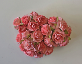 Roos 2 cm, rose 10 stuks
