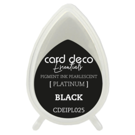 Card Deco Essentials Fast-Drying Pigment Ink Pearlescent Black  CDEIPL025
