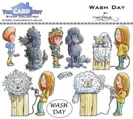 The Card Hut Wash Day Clear Stamps (MBPWD)