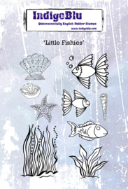 IndigoBlu Little Fishies A6 Rubber Stamps (IND0625)