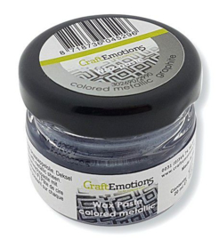 CraftEmotions Wax Paste metallic colored - grafiet 20 ml