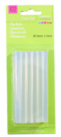 Vaessen Creative • Lijmpatronen Mini 7,4x100mm 12pcs 21535-05