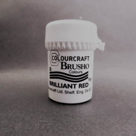 Brusho Individual Colours Small Pot of Brilliant Red 15 gr