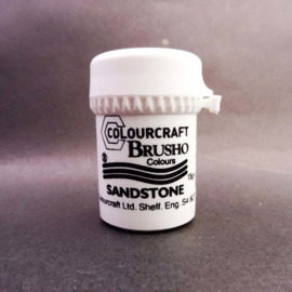 Brusho Individual Colours Small Pot 15gr of Sandstone
