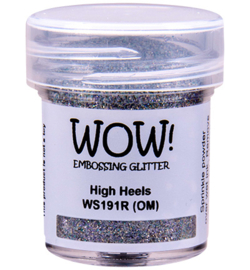 Wow! Embossing Glitters High Heels WS191R