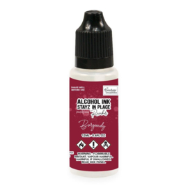 Couture Creations Stayz in Place Alcohol Ink Pearlescent Burgundy (12ml) Reinker (CO728212)