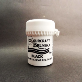 Brusho Individual Colours Small Pot 15gr of Black