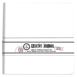 Studio Light Creative Journal All white, sep. sticker Paint. Cov. nr13 ABM-ES-JOUR13 218x205x20mm