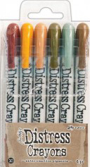 Ranger - Tim Holtz - Distress - Crayons Set 10 TDBK51800