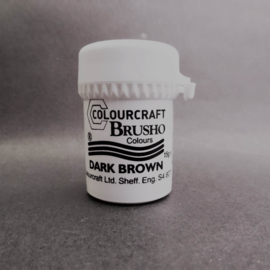 Brusho Individual Colours Small Pot 15gr Dark Brown