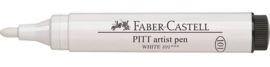 Faber Castell Tekenstift Pitt Artist Pen Big Brush 101 Wit (FC-167601)