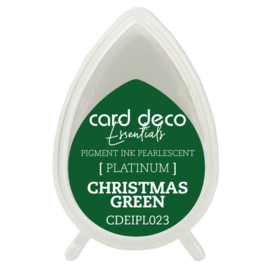 Card Deco Essentials Fast-Drying Pigment Ink Pearlescent Christmas Green CDEIPL023