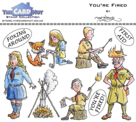 The Card Hut You're Fired Clear Stamps (MBOYF)
