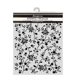 KSTD207 - Stamperia Sjabloon 20x25 cm – All Around Ramage