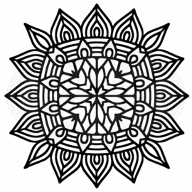 Woodware • Stencil Aztec mandala FRST039 17,4 x 17,4 cm