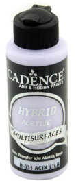 Cadence Hybride acrylverf (semi mat) Licht lila 01 001 0031 0120 120 ml