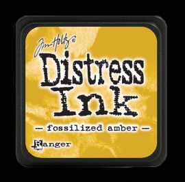Distress Mini Ink Pad Fossilized amber TDP46783