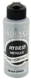 Cadence Hybride metallic acrylverf (semi mat) Zilver 01 008 0804 0120 120 ml