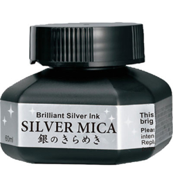 Metallic ink Silver Mica 60ml BA302-6 60ml