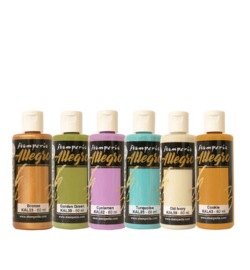 KALKIT72 - Stamperia Allegro Paint Selectie – Gardens of Time 6 Colours